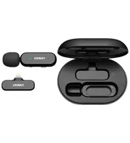 Microfone Sem Fio Satellite A-MK152 Lightning - Preto