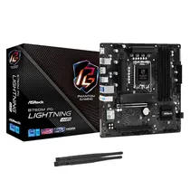 Placa Mae Asrock B760M PG Lightning Wifi DDR5 Socket LGA 1700 Chipset Intel B760 Micro ATX