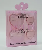Ruby Face Set de Esponjas Beauty Master Y41487 4PCS Rosa