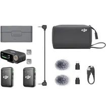 Microfone Dji Mic 2 (2 TX + 1 RX + Charging Case) FCC