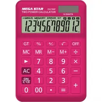 Calculadora Megastar DS2780P 12DIG - Rosa