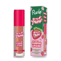 Rude Labial Berry Plump Lip Gloss Bare