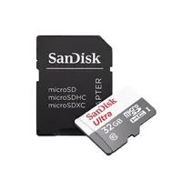 Cartão de Memoria Micro SD Sandisk Ultra 100 MB/s C10 / 32 GB