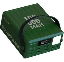 Cargador Port Power Bank Konfulon A45Q 100000MAH PD20W 22.5W Verde