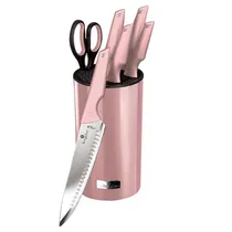 Conjunto de Facas Berlinger Haus com Suporte Em Aço Inoxidável 7PC