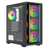 Gabinete Up Gamer Vortex, Vidro Temperado, Glass Black, ATX, M-ATX, Mini-Itx - Sem Fans