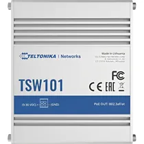 Switch Industrial Automotivo Teltonika TSW101 Gigabit/Poe+ - Branco