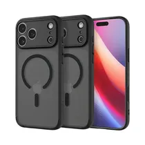 Estuche Protector Spigen Crystal Hybrid Magfit para iPhone 17 Pro Max ACS09601 Frost Black