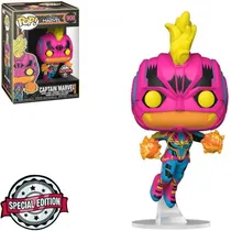 Funko Pop Marvel Black Light Captain Marvel *Ex* 908