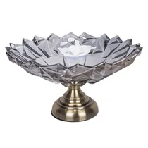 Fruteira Decorativa 32X16.5CM - Cinza