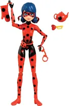 Boneca Ladybug Lucky Zag Heroez Miraculous Playmates Toys - 50400-50407 (5 Pçs)