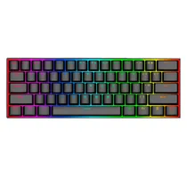 Teclado Gamer Redragon Dragonborn K630RGB Switch Red USB-C - Preto