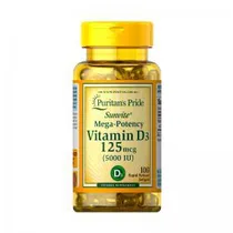 Vitamina D3 5000IU Puritan’s Pride 100 Softgels