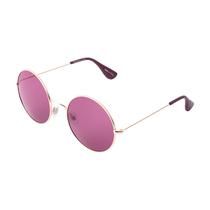 Oculos de Sol Feminino Daniel Klein Trendy DK4168 C2 - Rosa e Dourado