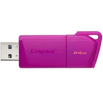 Pendrive de 64GB Kingston Datatraveler Exodia M KC-U2L64-7LP USB 3.2 - Roxo  Pendrive de...