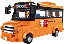 Blocos de Construção Intercity Bus School Wange - 3973 (367 Peças)