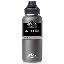 Garrafa Térmica Hydrapeak HP-WIDE-32-Grey-Chug 946ML - Cinza