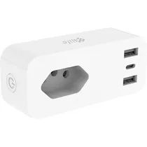 4LIFE Smarthome Smart FLP10A3UBR Plug Wifi Bivolt