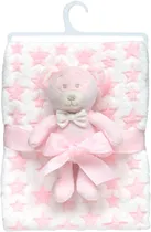 Mantinha Ursinho Soninho Buba - 18064 (Rosa)