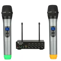 Fifine Microfonos K036 Wireless Dual Uhf s/C