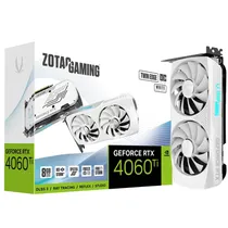 Placa de Vídeo Zotac Geforce RTX 4060 Ti Twin Edge Oc 8 GB GDDR6 (ZT-D40610Q-10M) - Branco