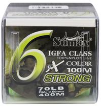 Linha Monofilamento Sumax 6X Strong SD-928 0,60MM 70LB 400M Amarelo