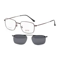 Armação para Óculos de Grau Clip-On Visard L8002 C5 52-18-140MM - Bronze