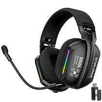 Headset Gamer Onikuma GT808 RGB / Wireless - Preto