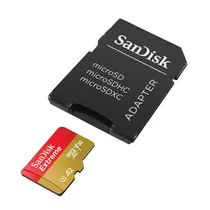 Memoria Micro SD Sandisk Extreme 32GB 100MB/s 2X1 SDSQXAF-032G-GN6MA