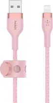 Cabo Belkin Magnetic CAA010BT3MPK USB-A para Lightning 3M - Rosa