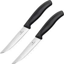 Faca Victorinox Swiss Classic Steak 12CM Preto - 6.7903.12B (2 Peças)