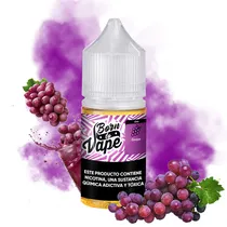 Essência para Vaper Born To Vape Nic Salt Grape com 50MG Nicotina - 30ML