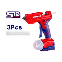 Pistola Inalámbrica de Silicona Emtop ELGG1201 12V 110V