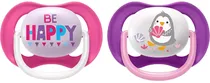 Chupeta Philips Avent Ultra Air Happy SCF080/22 (2 Unidades)