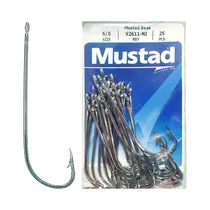 Anzuelo Mustad Sports Beak 92611 Nº8/0 25 Piezas