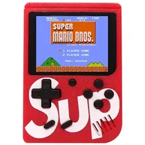 Console Portátil Game Box Sup GB-20 de 2.5" com 400 Jogos – Vermelho (Inglês/Chinês)