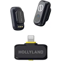 Microfone Sem Fio para Smartphone Hollyland Lark A1 Mini Duo com Lightning - Space Gray