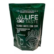 Erva Mate Life Taste para Tereré com CBD (Cannabis) Cedron e Menta Pacote 350G