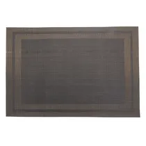 Individual de Mesa Preto c/ Dourado 45X30CM