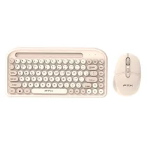 Kit 2IN1 FTXGK01 Mouse e Teclado Wireless Espanhol Gold