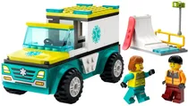 Lego City Emergency Ambulance - 60403 (79 Peças)