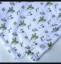 A Mi Me Mima Edredon Picaflor Algodón Verde