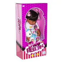 Boneca Bebe Reborn Menina 2898 de Silicone com Acessórios Varios