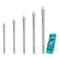 Kit de Brocas para Vidro Total TACSD7256 5PCS