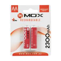 Pilha Mox MOB2AA23 AA 2300MAH/2 Unidades - Recarregavel