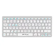 Teclado FTX FTXB1000 Ultra Slim Sem Fio Português - Cinza