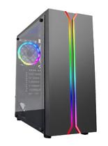 Gabinete Sate 1100K Gamer 1FAN Preto ATX