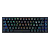 Teclado Gamer Redragon Castor K631-RGB Switch Vermelho Layout 65% - Preto