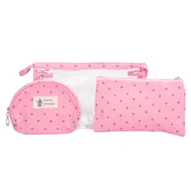 Neceser Bolsa de Maquiagem e Cosméticos Jogo 3Pç