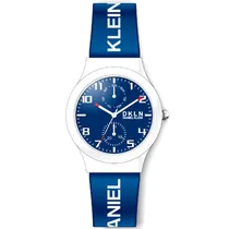 Relogio Analógico Masculino Daniel Klein DK.1.12476-4 Branco-Azul